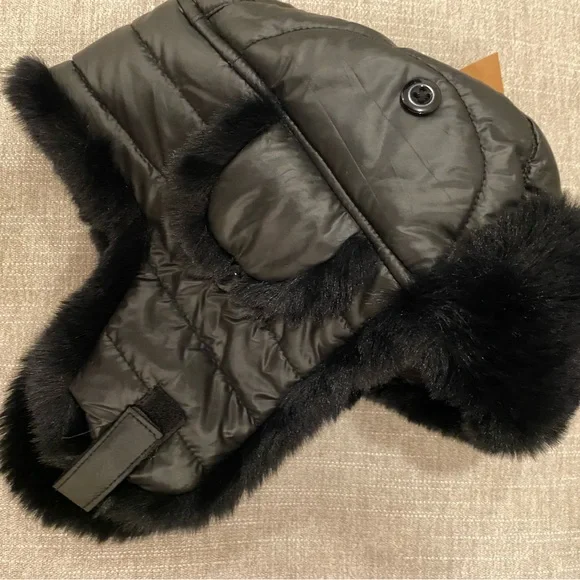Appaman Black Kids Aviator Hat - Picture 2 of 7